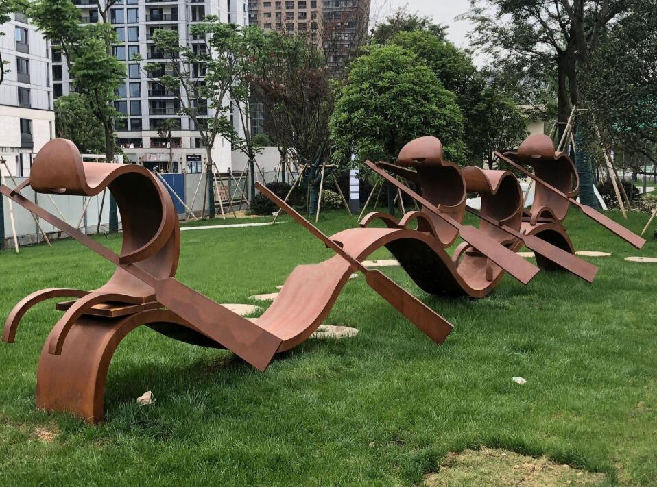 房山锈钢板造型