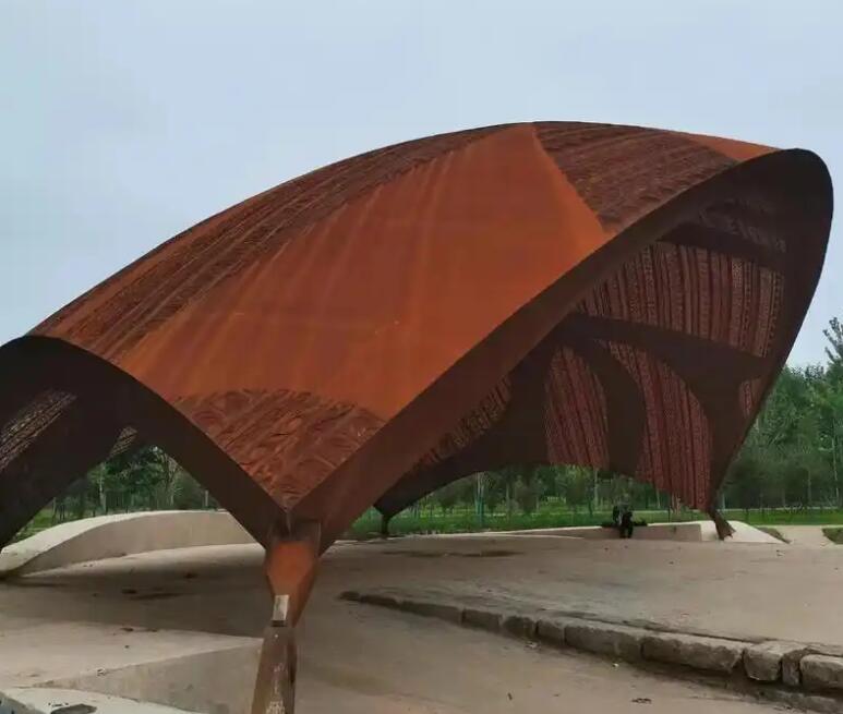 房山耐候钢幕墙案例